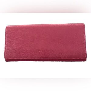 Longchamp Le Foulonne Continental Leather Wallet